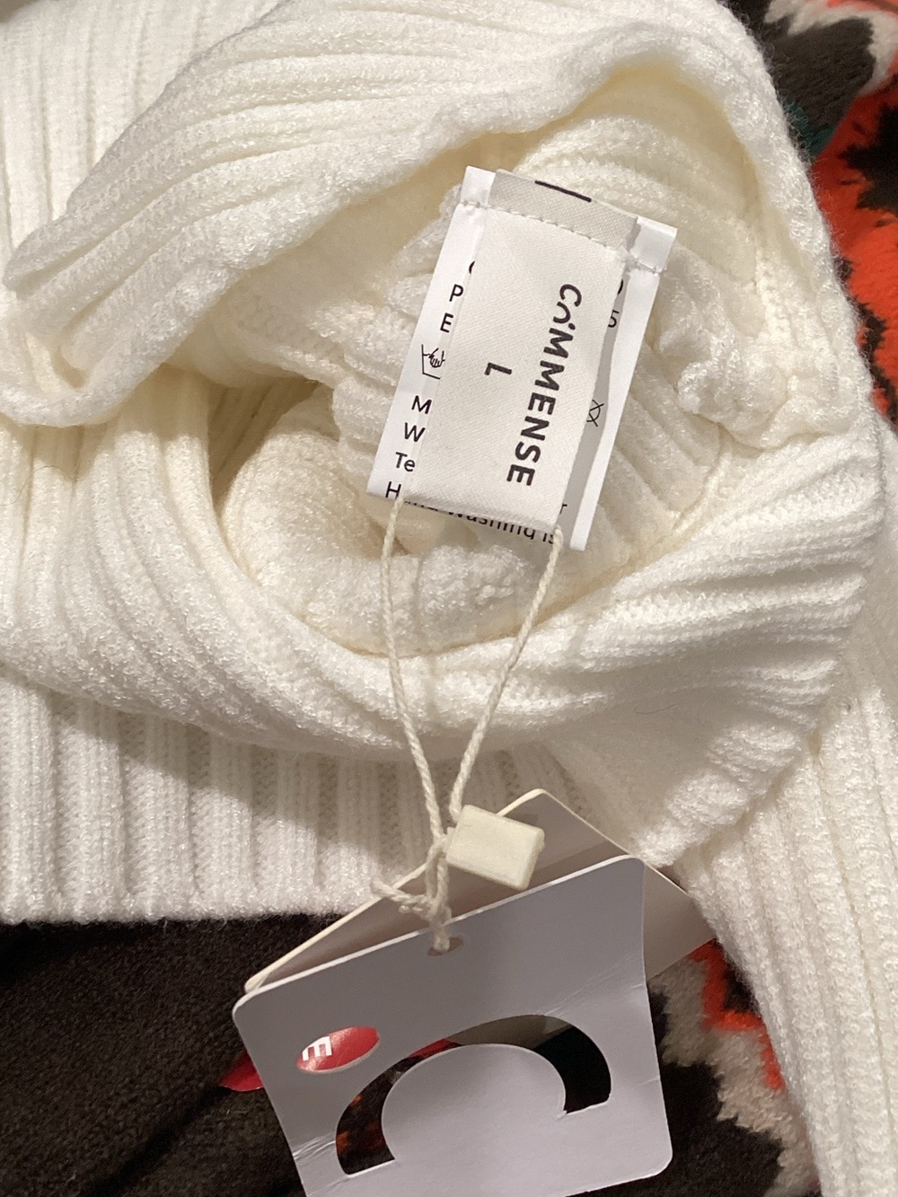 Commense Ribbed Cropped Shrug - Cream - Picture 2 of 3